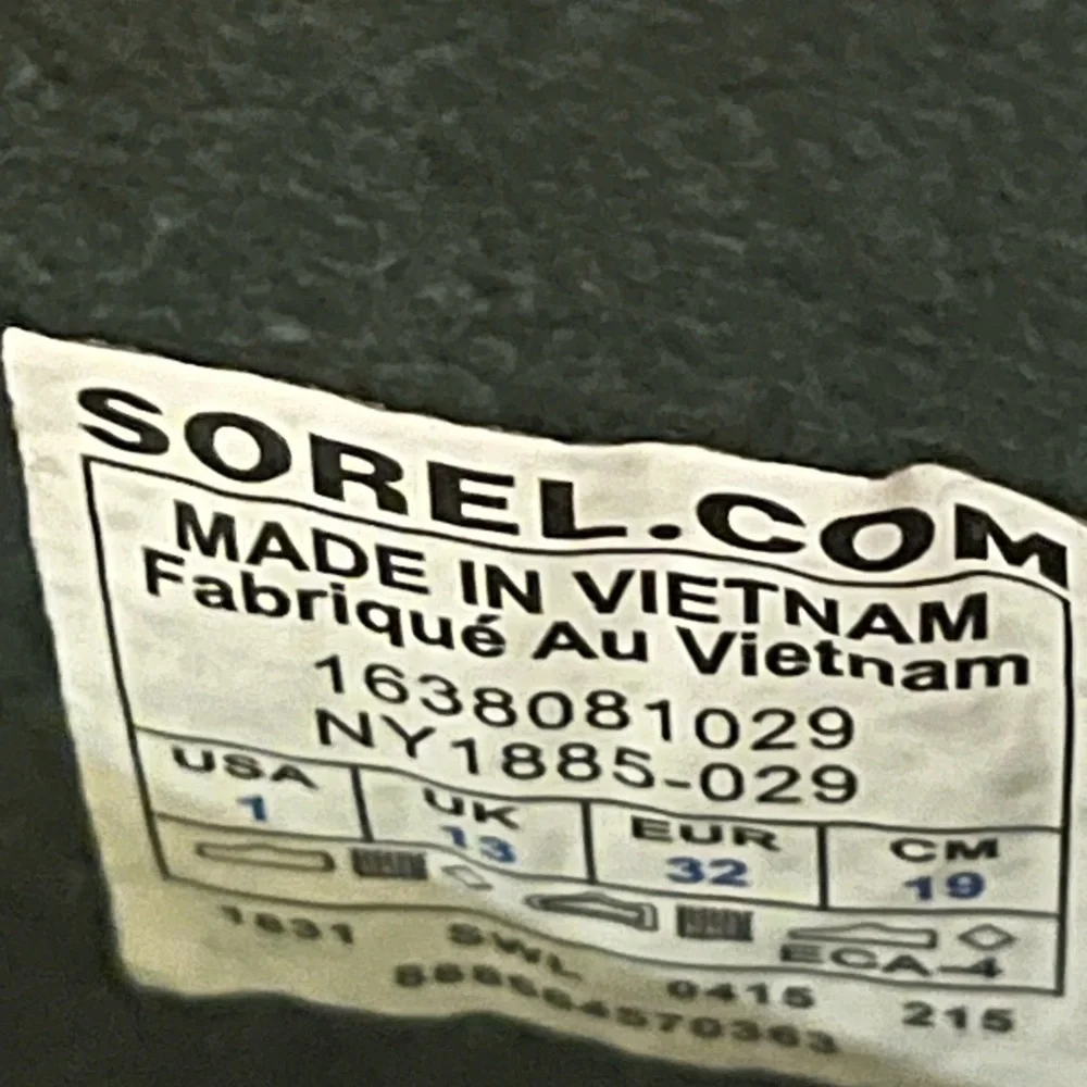 Sorel Waterproof Winter Boots Sz 1